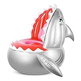 BravoStar Inflatable Kids Chair Shark Character Toddler Chair Portable & Comfortable Blow up Sofa Perfect for Bedrooms, Dorms, Outdoor (Lil Shark ver.)
