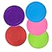 WOONEKY 5pcs Puppy Chewing Toy Dog Training Flying Disc Interactive Dog Toy Outdoor Fly Disc