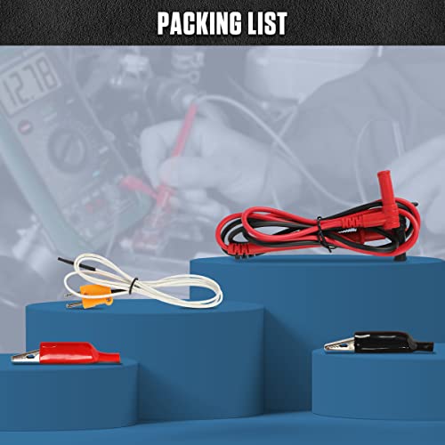 Digital Car Tester Multimeter 500-10000 Rpm Digital Multimeter Dc Ac Volt Meter, Measuring Of Motor Dwell Angle, Temperature Tester #TOP4