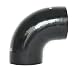 Hiwowsport 4-Ply High Performance 90 Degree Elbow Coupler Silicone Hose for Auto (4.0"(102mm), Black)