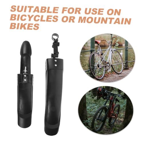 Guardabarros ajustables Toyvian para rueda de bicicleta 7