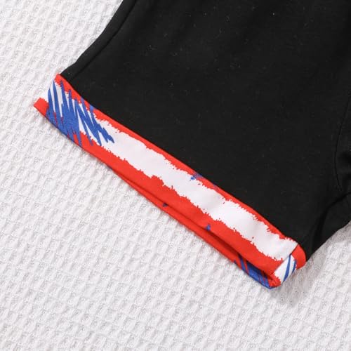 Image of Toddler Boy 4th of July Shorts Set + Stars Stripe Short American Flag Summer Outfits