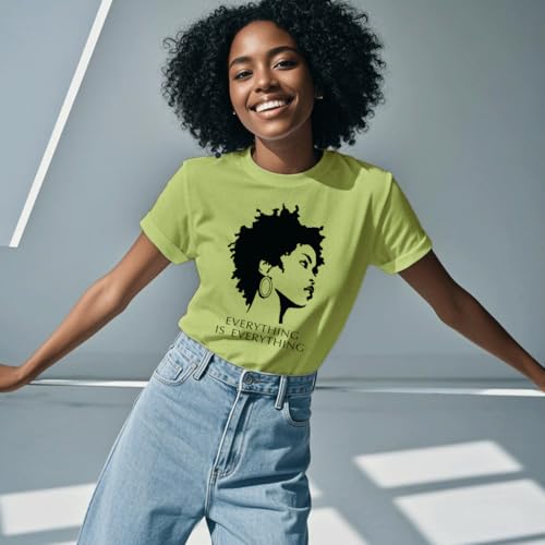 Image of Black History Shirts Black Graphic tees for Men and Women, Magic Fashion Afro American Natural Hair Vintage Melanin T-Shirts