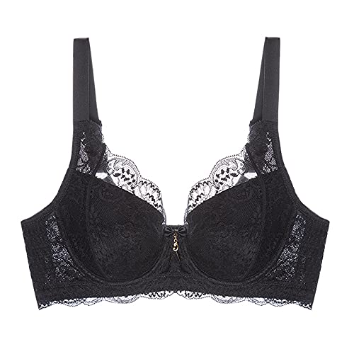 Soutien-gorge à armatures WENJUN en dentelle noire 90C non rembourré