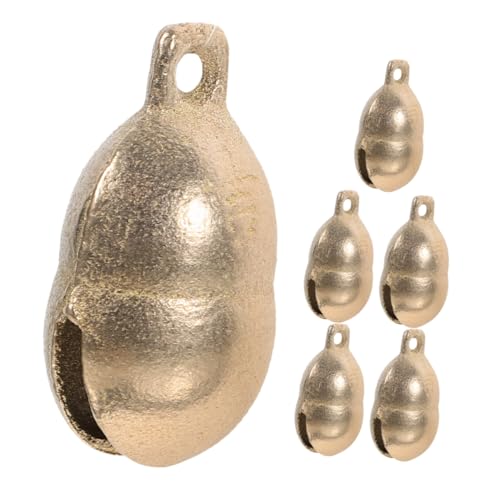 OSALADI Chic Christmas Tree Bells for Pet Collars 6pcs Dog Cat Collar Bells Durable and Multi-use Pet Decor