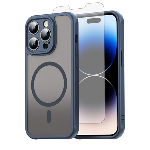 Coque de protection pour iPhone 14 Pro robuste au fini mat premium Asuwish