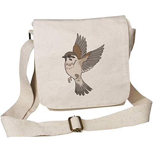 Azeeda 'Moineau' Petit Sac d'épaule en Coton (MS00027438)