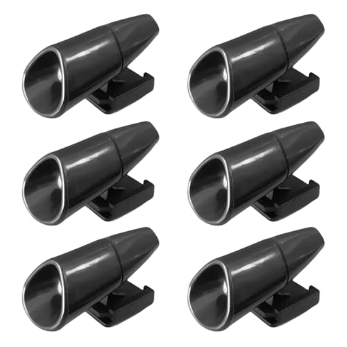 Flewdart 6 pcs sifflet ultrason autocollant anti gibier, sifflet anti gibier pour voiture, repulsif sanglier, Effective Ultrasound for Roadside Animals
