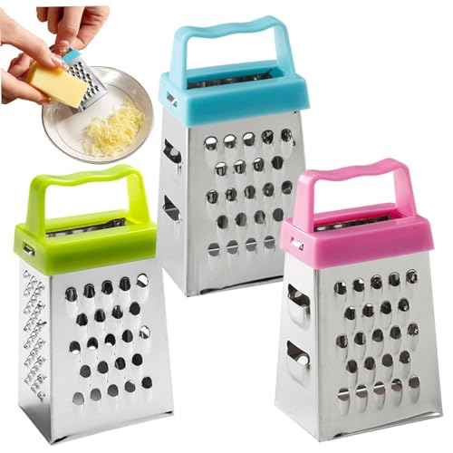 Set de 3 Ralladores Pequeños de Acero Inoxidable miniatura 6