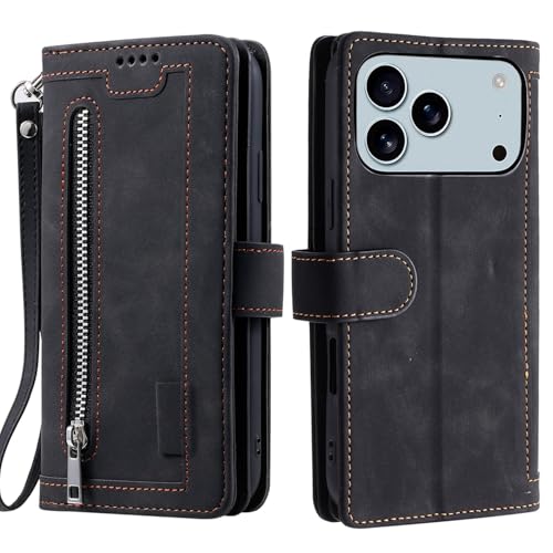 Coque en cuir iPhone 16E noir l'alliance du confort et du style