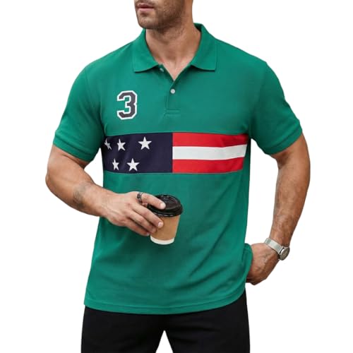 Image of Men's Polyster Stretchable Polo T-Shirts Half Sleeves Regular Fit T-Shirt for Everyday Wear