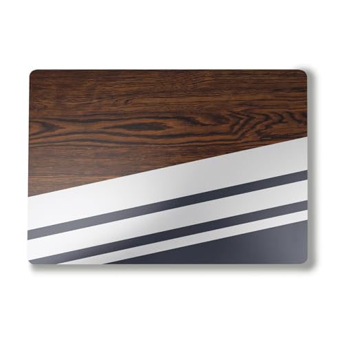 Laptop Skin Compatible with Alienware M18 R2 (2024) - Wood Formal - Premium 3M Vinyl Protective Wrap Decal Cover - Easy to Apply | Crafted in The USA by MightySkins
