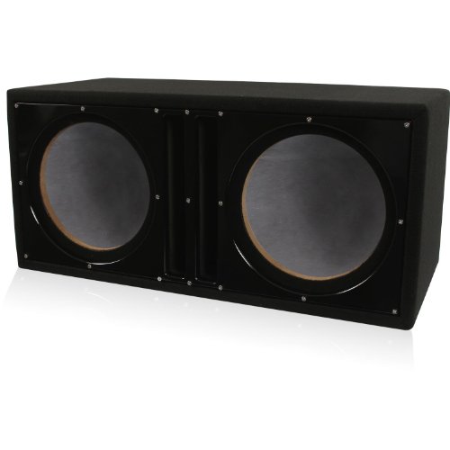 Belva Bbx210Bk Dual 10-Inch Car Ported Subwoofer Box 3/4-Inch Mdf Prelined Polyfil Includes Custom Black Baffle Title #TOP1