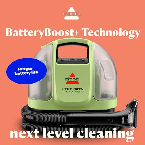 BISSELL Little Green Mini Cordless Handheld Deep Cleaner (Model 4015) — view 3