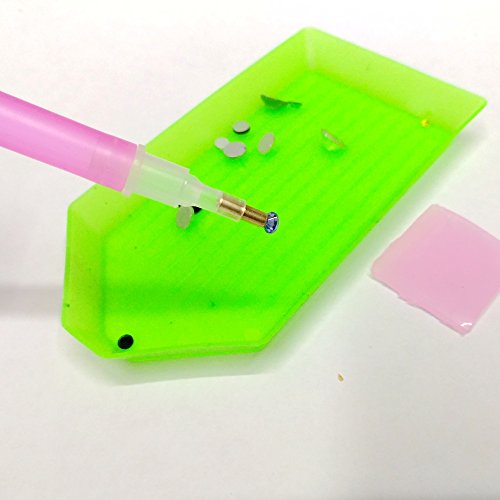 Nizi Jewelry Nail Art Marbleizing Painting Nails DIY Tools Dotting Pen 1pcs Rhinestones Box Plastic Plate 1pcs Gel Cube 1pcs 3pcs/Set