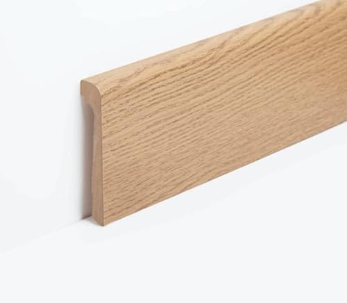 Copri battiscopa in MDF Rovere Naturale asta da 240cm