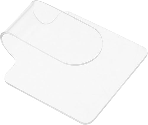 LIFKOME Acrylic Nail Art Palette Manicure Mixing Tray for Makeup 1 Piece Handheld Display Plate for Nail Artists and DIY Enthusiasts