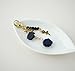 Joiigaem Rose Keychain Charm with Tassel Chain with Colorful Flowers and Beads (Navy)