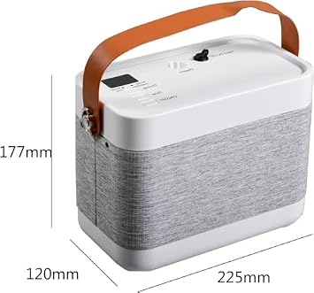 Oxygen Generator Portable Concentrator for Home and Travel Use, 1-3L/min flow rate, Includes Carrying Bag and Time Adjustment, Car Air Purifier
