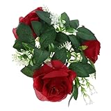 Kerzenkranz für partys: dieser kerzenring verfügt über ein atemberaubendes design im europäischen stil, das dem hochzeitskerzenkranzring eleganz und verleiht.