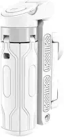 Mini tripé PocketFlex 2025, bastão de selfie portátil, flexível, rotação de 360°, resistente, interruptor de botão de um toque com controle remoto Bluetooth, para Android e iPhone (branco)
