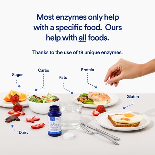 Essential Stacks Pure Digestive Enzymes (Gluten, Dairy & Soy Free) - 18 Enzymes for Digestion incl. Amylase, Lipase & Lactase - Vegetarian & Non-GMO (60 Capsules) - Image 5