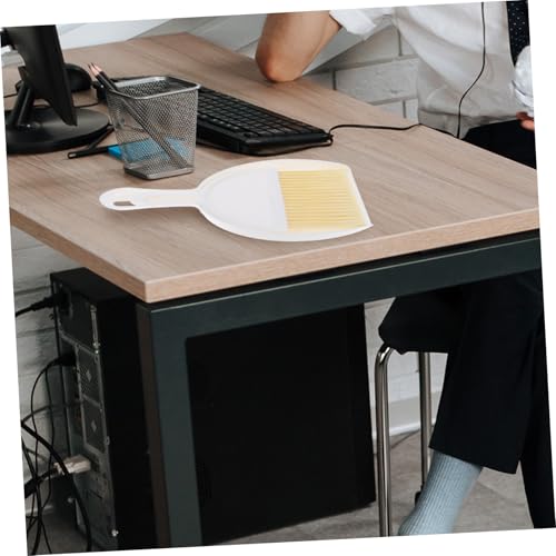 Yardenfun 2 Satz Mini Handfeger und Kehrschaufel Set Ergonomisch Langlebig für Tisch Sofa Auto Reinigung Kunststoff Besen und Schaufel Set für Haus Büro – Bild 7