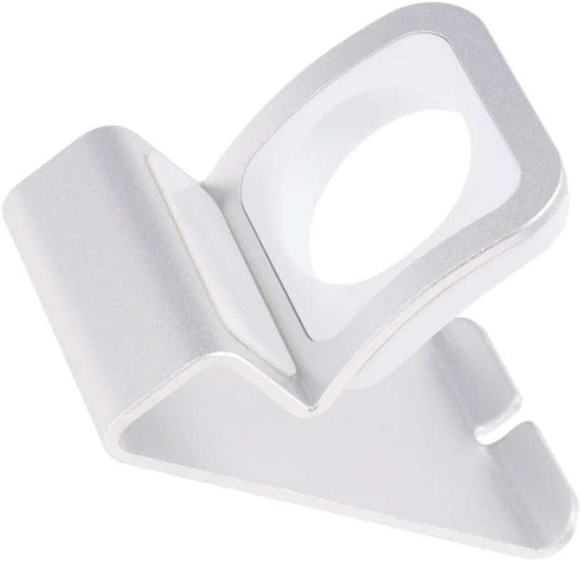 Watch Charging Holder Silver Mini Charging Bracket for Watch Stylish Base Sturdy and Fashionable Stand
