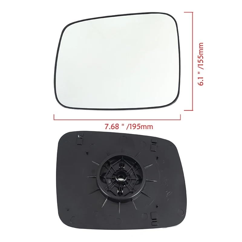 Rétroviseurs extérieurs pour T4 1990-2003 en verre ABS résistant