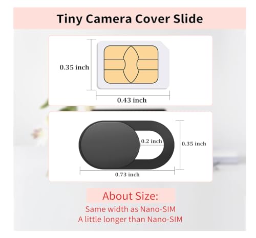 Kit 3 Tampa Webcam Adesivo Privacidade Espião bloqueador de capa para webcam deslizante premium de 0