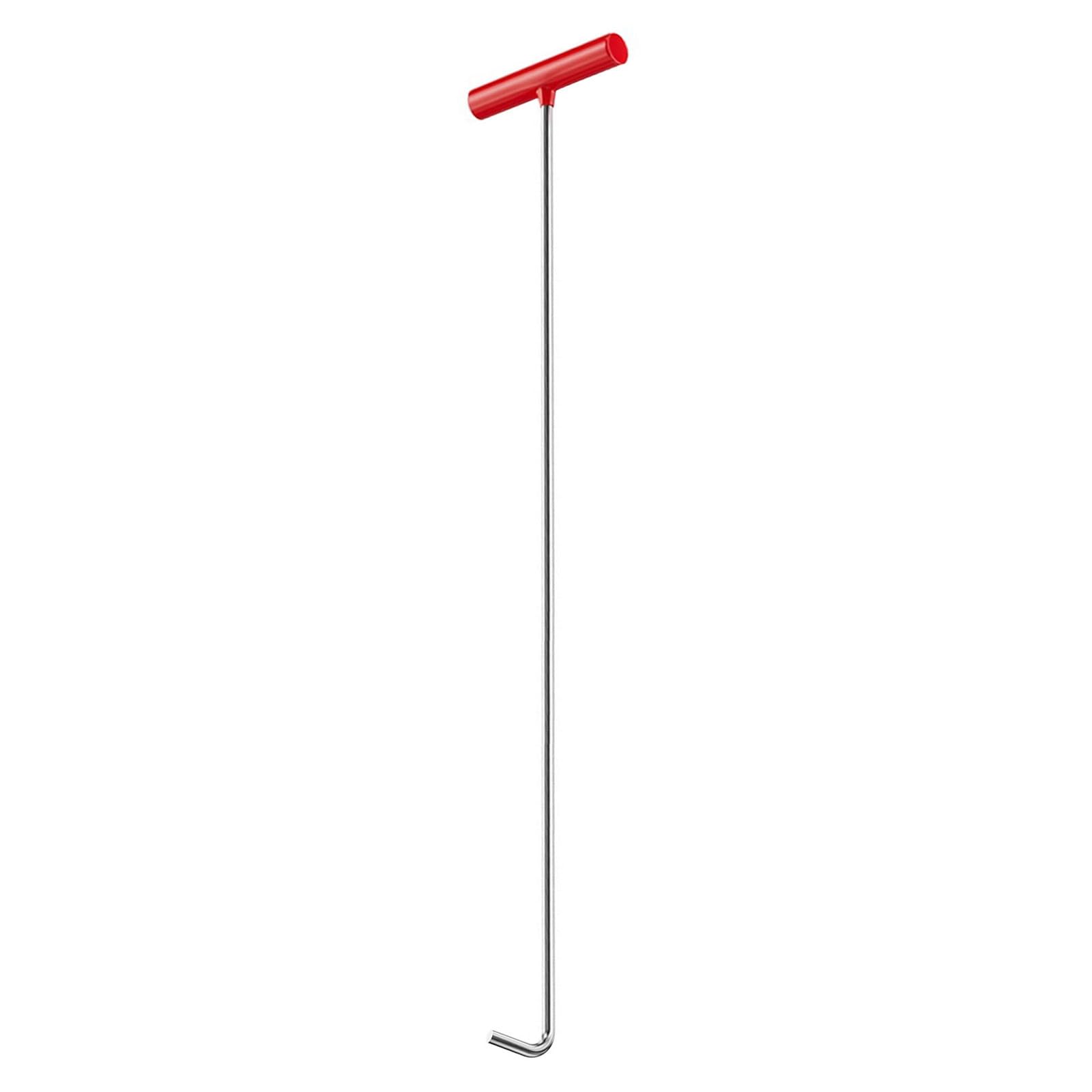 Kaeltsyn Welded Construction Sewer Access Tool For Various Lifting Opening Tasks Effortless Cover Removal And Transport Ergonomic Handled Drainage Cover Hook