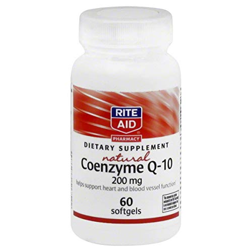 Rite Aid Pharmacy Coenzyme Q-10, Natural, 200 mg, Softgels, 60 softgels