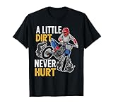 Funny Dirt Bike Design for Kids Boys Girls Motorbike Racing T-Shirt Small