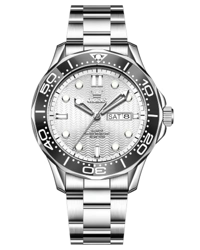 Image of OLEVS Watches for Men Luxury Dress Wirst Watch Gift | Large Dial,tainless Steel,Waterproof,Luminous,Watch Gift