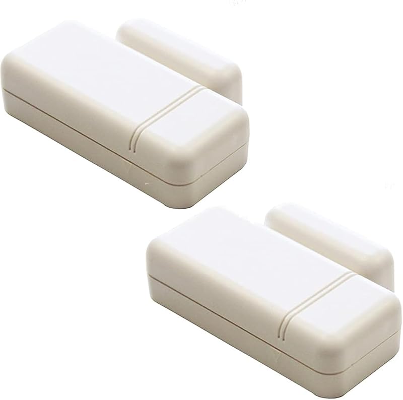 DW Mini-S (2-Pack) Wireless Contact Sensor for Windows & Doors - S-Line Encrypted 319.5 MHz - Window Alarm Sensor for Smart Home - Create Personalized Notifications & Rules