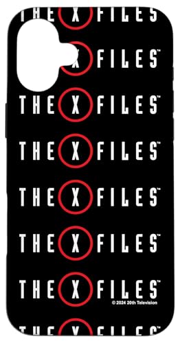 iPhone 16 Plus X-Files Iconic Big Text Stack Logo Case