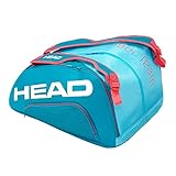 HEAD Tennis Tasche Damen,Tennis Tasche, Tennis Tasche Nike,Tennis Tasche Wilson,Angie Kerber Tennis Tasche,artengo Tasche Tennis Tour Team Padel Monstercombi Tennistasche, blau/pink, One Size