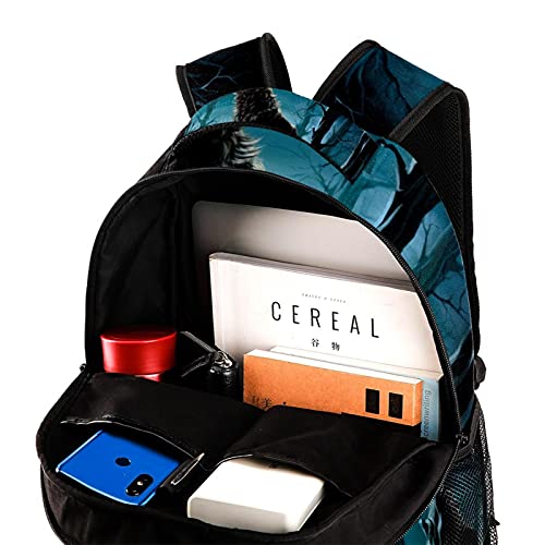 Sac à dos loup hurlant pour ordinateur portable et voyage urbain