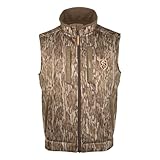 Drake Waterfowl Men's Silencer Fleece with Agion Active XL Hunting Vest, Mossy Oak Bottomland, Large