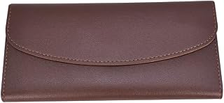 Slim Wallet for Women, RFID Blocking Ultra Thin Bifold Credit Card Holder, Long Fashion Wallet Gift for Mother's Day Thanksgiving (Coffee color)