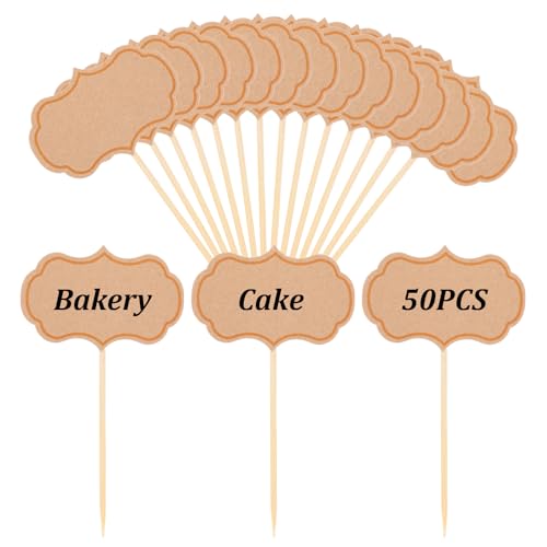 50 Pcs Cheese Markers for Charcuterie Board Food Labels for Party Buffet Grazing Table Supplies Blank Toothpick Flags Appetizer Signs for Birthday Wedding Party Food Decorations