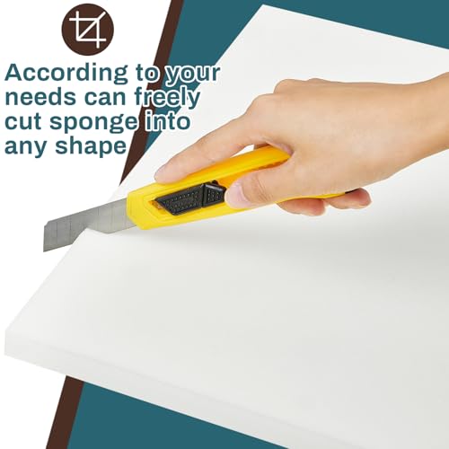 image for Frienda 2 Pack 1 x 24 x 24 Upholstery High Density Foam Cushion Replac