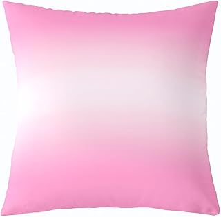 Pink Texture Throw Pillow Cover Gradient Simple Dreamy Striped Print Pil...