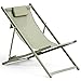 Vanage | Liegestuhl robust & klappbar mit Organizer | Sonnenliege perfekt für Balkon | Beach-Chair für den Garten in versch. Farben | wetterfest & langlebig | Metall-Rahmen
