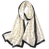 FAIRYGATE Silk Scarf for Women UK, Size: 70.8" x 35.4" (180 CM x 90 CM). FAIRYGATE Satin Scarf Women, High Quality Satin, Light Weight and Soft Skin-friendly. Lightweight and Comfortable: The scarfs are super soft and lightweight material, breathable...