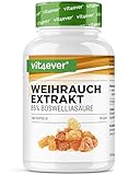 vit4ever Estratto di Boswellia - 240 capsule vegane - 1000 mg per porzione giornaliera - Con 85% di acidi boswellici da autentica Boswellia serrata indiana - Alto dosaggio & qualità premium