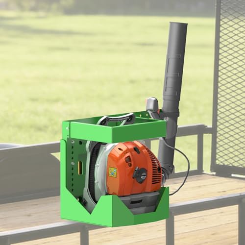 ELITEWILL Backpack Blower Rack for Trailer Lockable Frame-Style Enclosure Protection Fit for Stihl Echo Husqvarna Leaf Back Pack Blowers Holder for Open/Enclosed Trailers Landscape Trucks & Garage