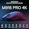 Mouse com fio Redragon King 4K Pro (USB, cabo 1,8 m, 4K, 16.000 DPI, 7 botões, iluminação RGB, ergonômico) #1