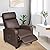Giantex Recliner Massage Chair, Ergonomic Adjustable Single Sofa with Padded Seat, Backrest, Footrest, Home Theater Seating Reclining Sofa with Remote Control, Modern Massage Recliner for Living Room by Giantex