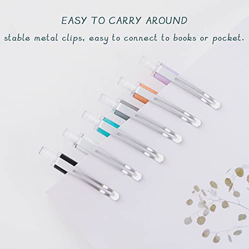 Azgo Ballpoint Pens Black Retractable Ink Writing Pen Office 0.7Mm Ball Point Pen For Journaling (6-Count) #TOP7